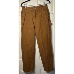 Brixton Essex Washed Cropped Mid Rise Wide Leg Painter Pants 
Women's 25
